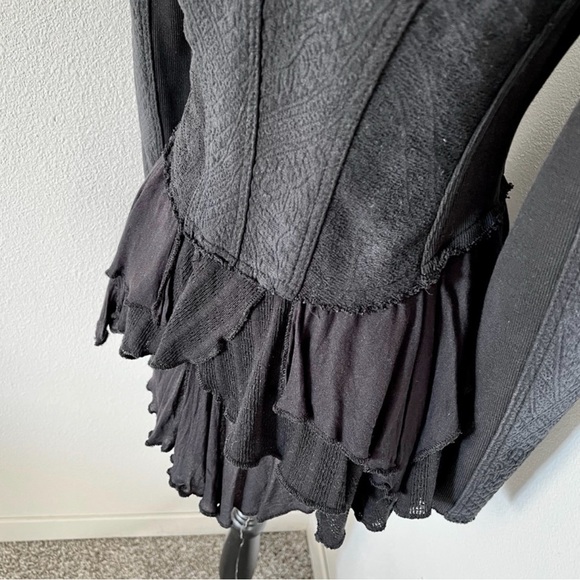 Free People Romantics Black Sz 10 M US - Picture 8 of 9